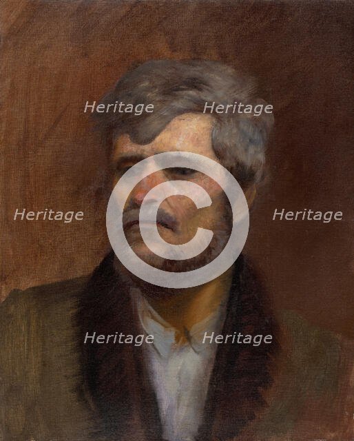 Character Head Study of a Man, 1880-1900. Creator: Ladislav Mednyanszky.