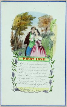 First Love (Valentine), c. 1840. Creator: Unknown.