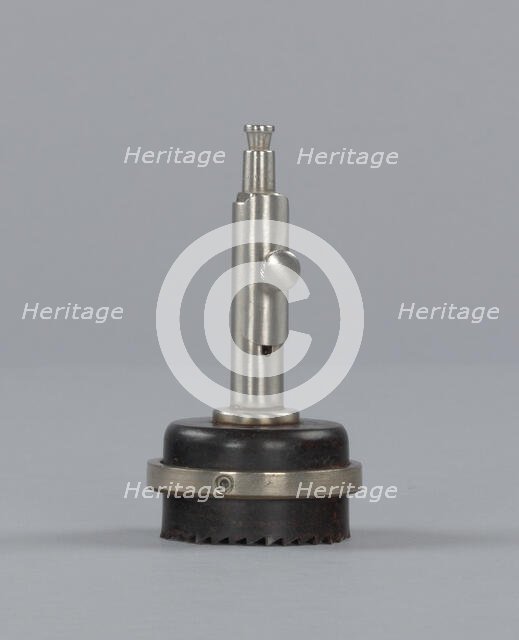 Trephine used by Dr. Ben Carson, 1984-1995. Creator: Codman & Shurtleff, Inc..