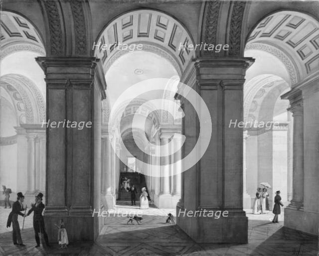 The Vestibule of Christiansborg Palace, 1829. Creator: Ditlev Martens.