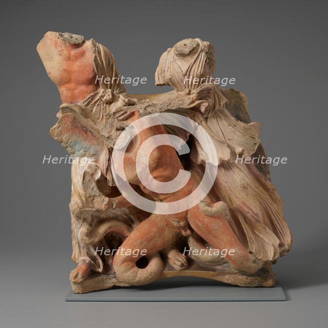 Architectural Relief Depicting the Gigantomachy (Battle Between Gods and Giants), 3rd-2nd cent. BCE. Creator: Unknown.