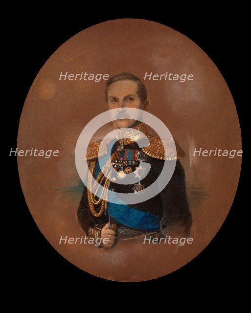 Portrait of Count Pyotr Kleinmichel (1793-1869). Artist: Randel, Friedrich (1808-1886)