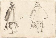 Gentleman in Large Mantle, Seen from Behind, c. 1622. Creator: Jacques Callot.