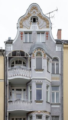 Jugenstil House, Graben 39, Weimar, Germany, (1904), 2018. Artist: Alan John Ainsworth.