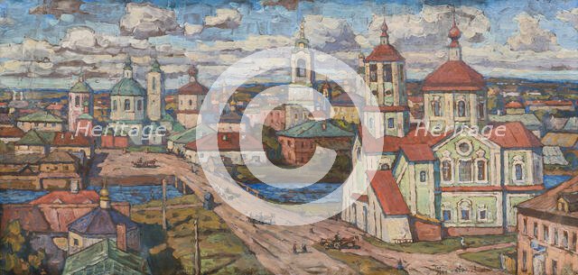 View of Toropets. Creator: Petrovichev, Pyotr Ivanovich (1874-1947).