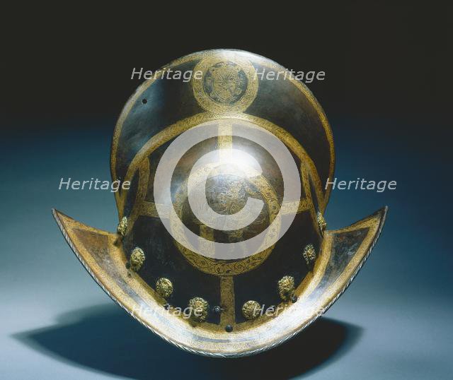 Morion of the State Guard of Elector Christian I of Saxony, c. 1580-1591. Creator: Unknown.