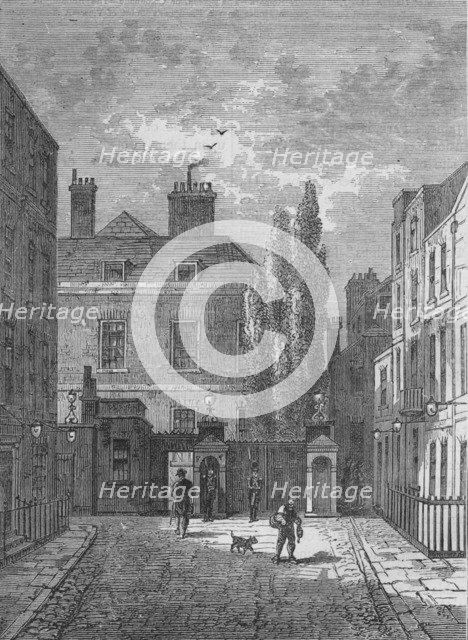 Warwick House, Westminster, London, c1810 (1878). Artist: Unknown.