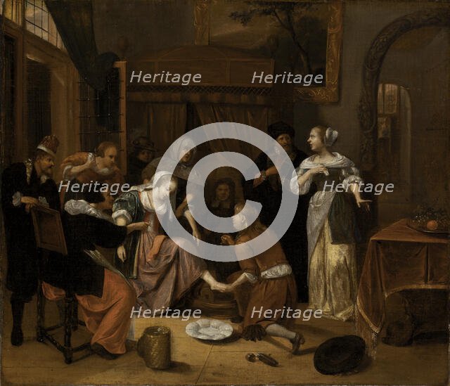 The Doctor's Visit, 17th century. Creator: Unknown.