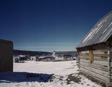 Plaza of Trampas, Taos Co., New Mexico, 1943. Creator: John Collier.