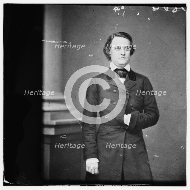 John Cabell Breckinridge of Kentucky, between 1855 and 1865. Creator: Unknown.