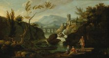 Classical Landscape, 1822-1826. Creators: John Ritto Penniman, Moses A. Swett.