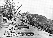 The Troubles in Madagascar: the battery at Ambodinandohalo, 1895. Creator: George Meisenbach.