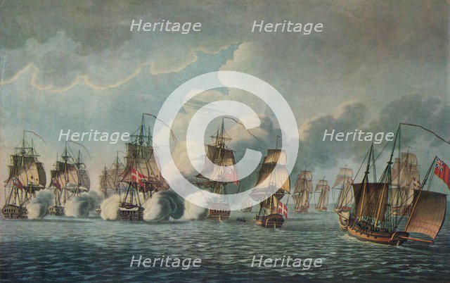 'Capture of the Freja', c1805. Artist: Unknown.