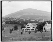Stamford and Mt. Utsayantha, Catskill Mountains, N.Y., c1902. Creator: Unknown.