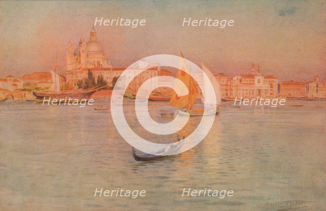 'The Salute from the Giudecca', c1900 (1913). Artist: Walter Frederick Roofe Tyndale.