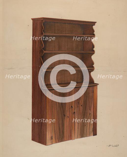 Kitchen Cupboard, c. 1938. Creator: Joseph Sudek.