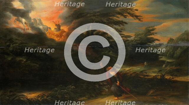 The Ascension of Elijah, 1627. Creator: David Colijns.