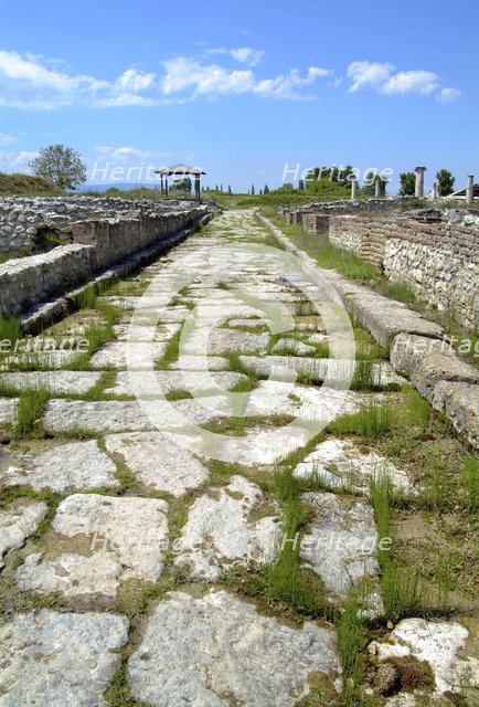 Cardo Maximus, Dion, Greece. Artist: Samuel Magal