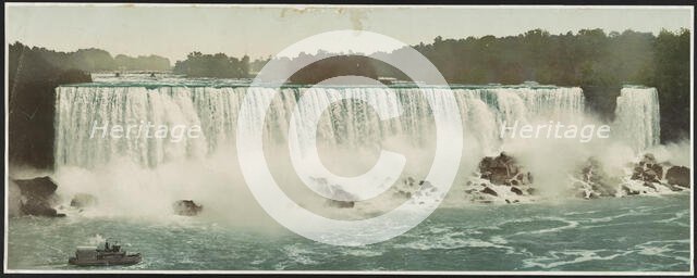 Niagara, the American Fall, c1899. Creator: William H. Jackson.