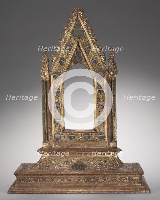 Frame for a Portable Reliquary Icon, 1347. Creator: Unknown.