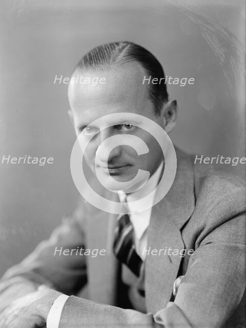 Llewellyn, George H. - Portrait, 1933. Creator: Harris & Ewing.