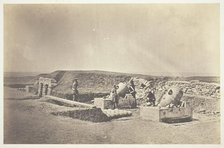 Mortar Batteries in front of Picquet House, Light Division, 1855. Creator: Roger Fenton.