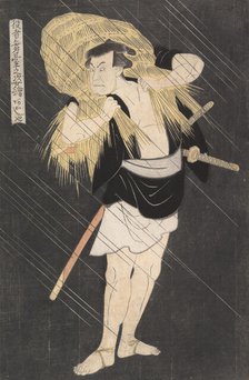 The Actor Otani Tomoemon in the Role of Ono Sadakuro, from the series Image of Actors ..., ca. 1795. Creator: Utagawa Toyokuni I.