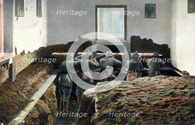 German soldiers during World War I, c1916. Artist: Unknown