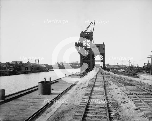 Coal dumping plant, Conneaut, Ohio, ca 1900. Creator: Unknown.