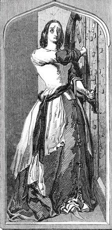 Loyalty: Catherine Douglas barring the door, at Scone, 1844. Creator: Unknown.