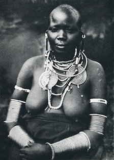 A Masai matron, 1912. Artist: Unknown.