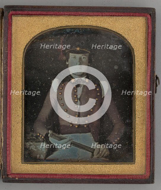 Untitled (John Drew, War Drummer, Mexican-American War), 1847. Creator: H. R. Grant.