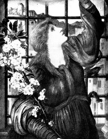Hope - by the late Sir E. Burne-Jones, 1898. Creator: Frederick Hollyer.