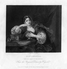 'Sigismonda, with the heart of her husband', 1833. Artist: TW Shaw