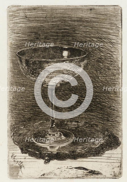 The Wine Glass, 1858. Creator: James Abbott McNeill Whistler.