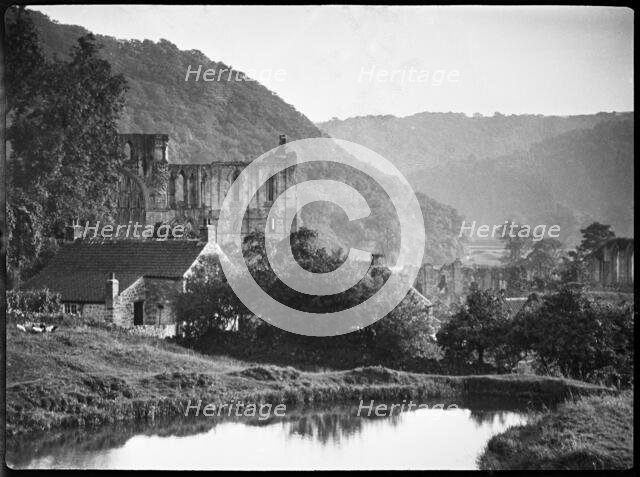Rievaulx Abbey, Rievaulx, Ryedale, North Yorkshire, 1924-1929. Creator: Marjory L Wight.