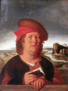 Paracelsus Aracelsus (1493-1541), Swiss-born German physician and alchemist. Artist: Unknown