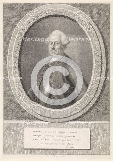 Portrait of Pasquale Paoli (1725-1807), 1769.