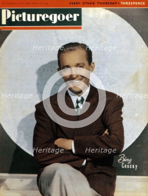 Bing Crosby (1903-1977), American singer and actor, 1944. Artist: Unknown