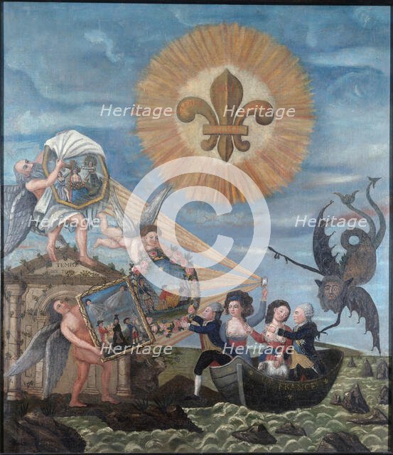 The Hope of Happiness, dedicated to the Nation, c1791. Creator: Dubois.