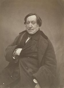 Gioacchino Rossini, March 1856. Creator: Nadar.