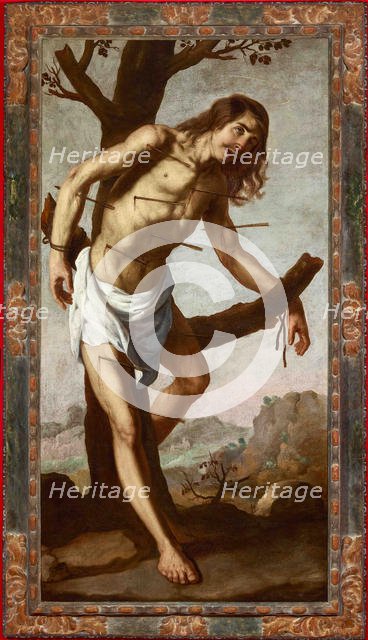 The Martyrdom of Saint Sebastian, c. 1650. Creator: Zurbarán, Francisco, de (1598-1664).