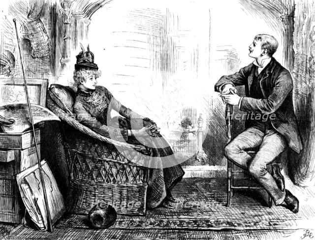 "If you are the cleverest man in London, you are also the most heartless", 1890.  Creator: R. Taylor.