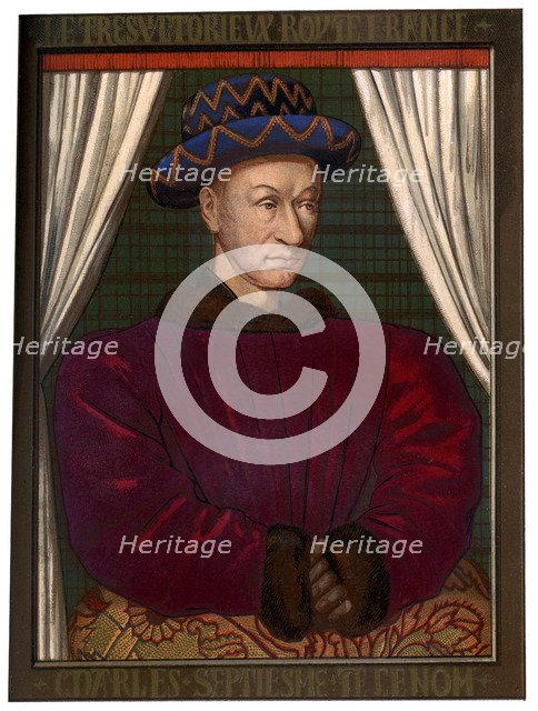 King Charles VII of France (1403-1461), c1445 (1849). Artist: Unknown