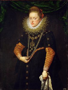 Portrait of Constance of Austria (1588–1631), queen of Poland, ca 1603. Artist: Pourbus, Frans, the Younger (1569-1622)