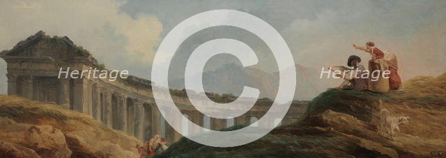 A Colonnade in Ruins. Creator: Hubert Robert.