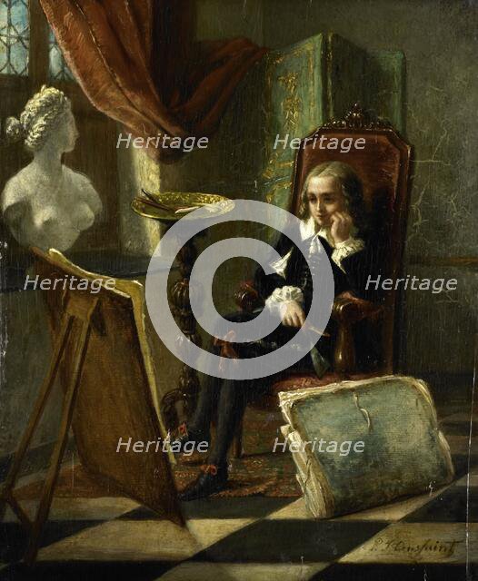 The young painter, 1850-1888.  Creator: Pierre Joseph Toussaint.