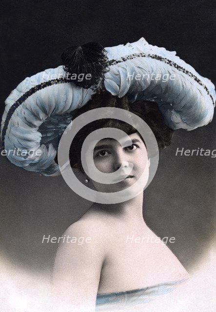 Paule Delys, theatre actress, 1904.Artist: Walery