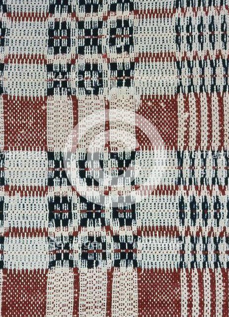 Coverlet (Fragment), United States, 1801/25. Creator: Unknown.