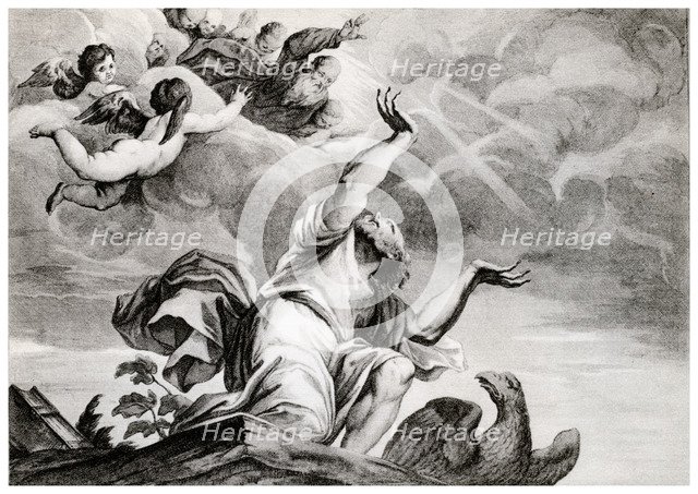 'Vision of St John the Evangelist', 1937. Artist: Andrea Zucchi